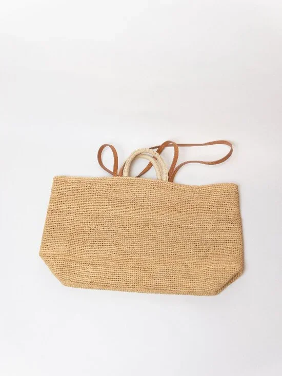 & other stories LARGE WOVEN STRAW TOTE - Picture 6 of 6